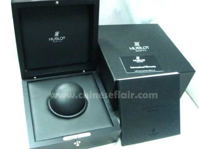 Copy Hublot Watch Boxes / Black Wooden Gift Box Wholesale